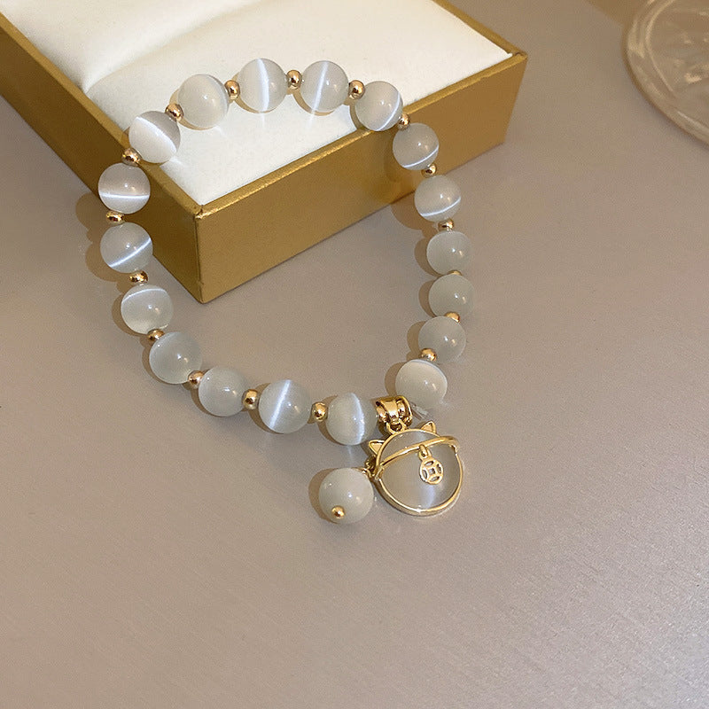 Strawberry Crystal Love Pearl Bracelets