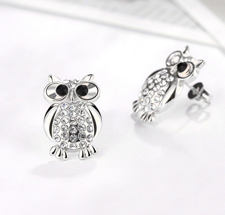 Fashion earrings owl earrings stud earrings