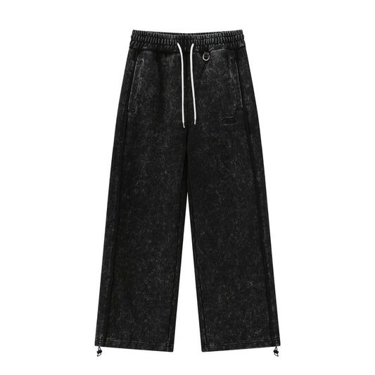 Washed And Worn Leisure Men Trousers