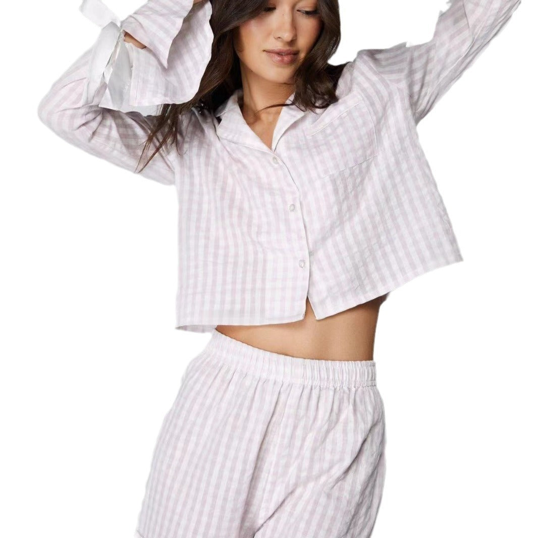 Leisure Comfortable Cardigan Homewear Suits
