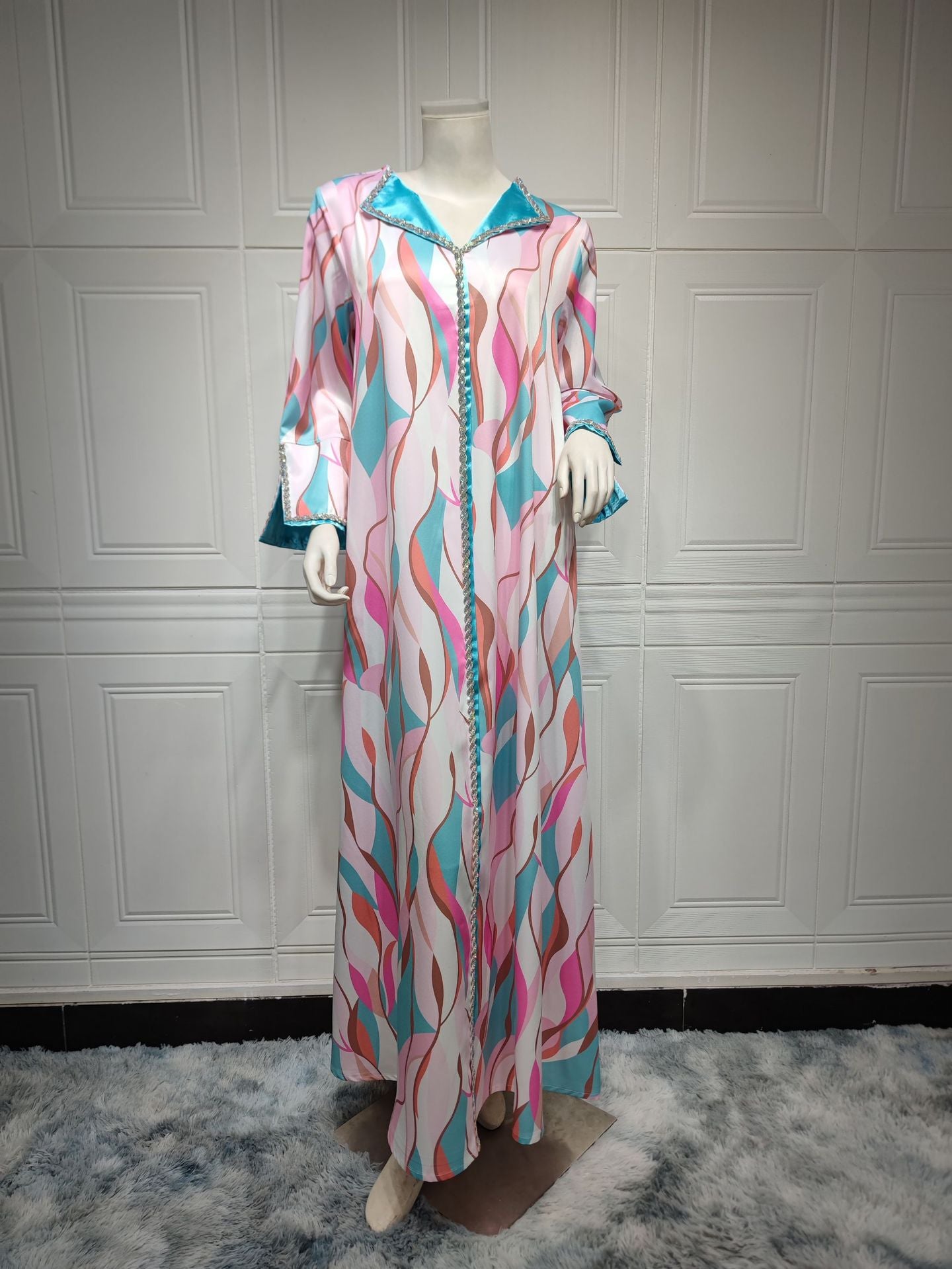 Clothing Printing Diamond Women's Clothing Djellaba