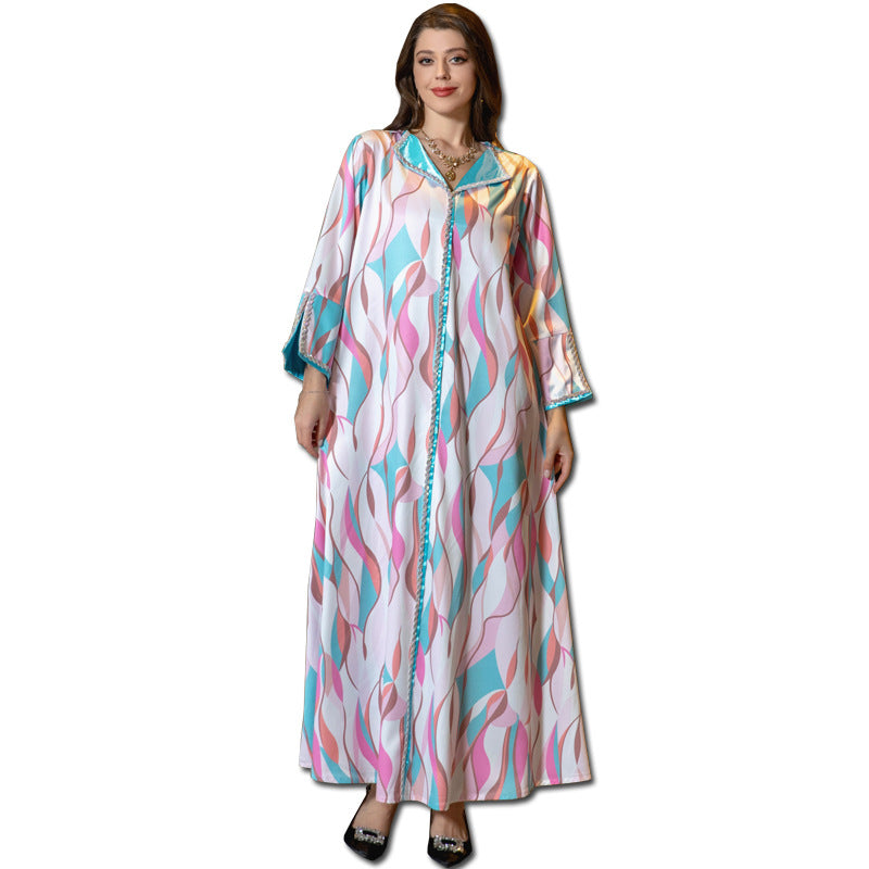 Clothing Printing Diamond Women's Clothing Djellaba