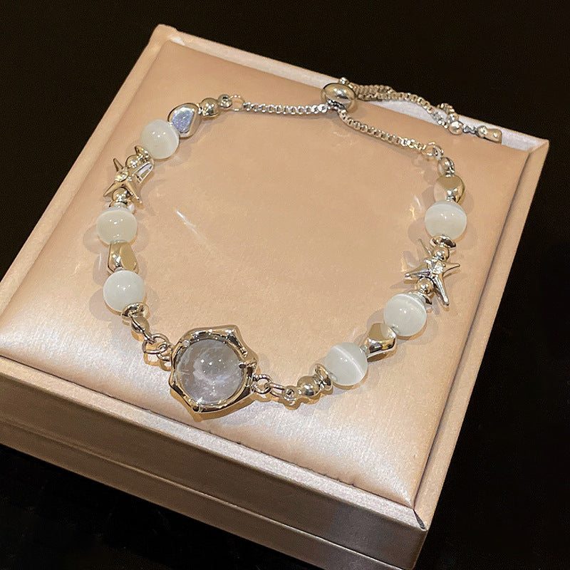 Strawberry Crystal Love Pearl Bracelets