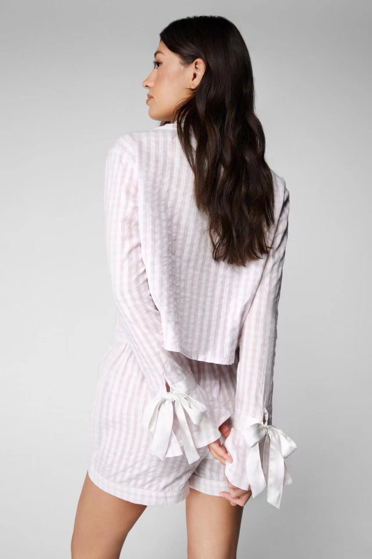Leisure Comfortable Cardigan Homewear Suits